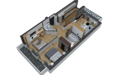 Apartament nou de vanzare 3 camere  decomandat  Blocuri Noi 136435