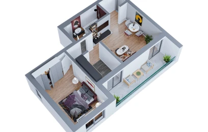 Apartament nou de vanzare 2 camere  decomandat  Pacurari 140816