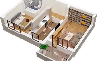 Apartament nou de vanzare 2 camere  decomandat  Apartamente Noi Iasi 142230