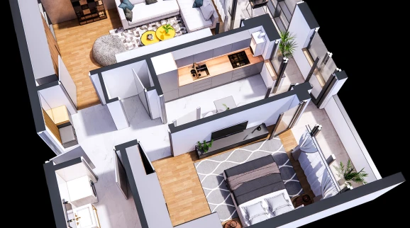 Oferta Apartament nou de vanzare 2 camere decomandat Frumoasa imagine 9