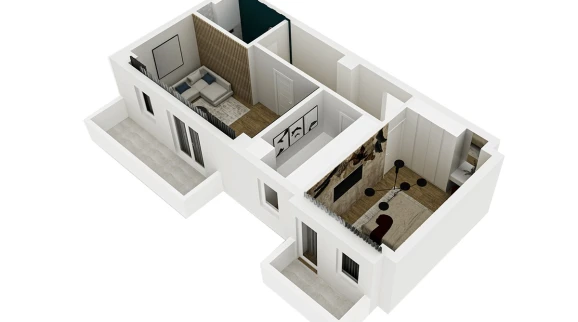 Oferta Apartament nou de vanzare 2 camere decomandat Pacurari imagine 2