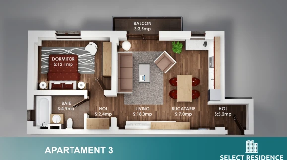 Oferta Apartament nou de vanzare 2 camere semidecomandat Pacurari imagine 1