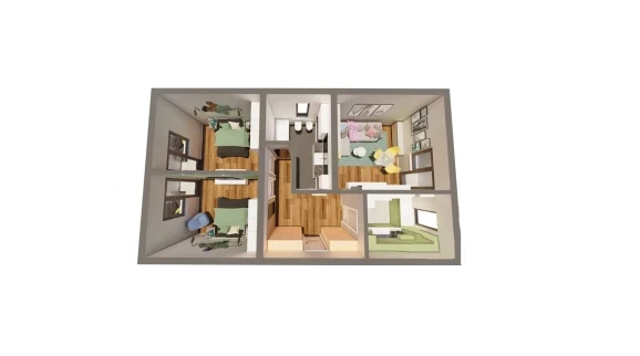 Oferta Apartament nou de vanzare 3 camere decomandat Lunca Cetatuii imagine 8