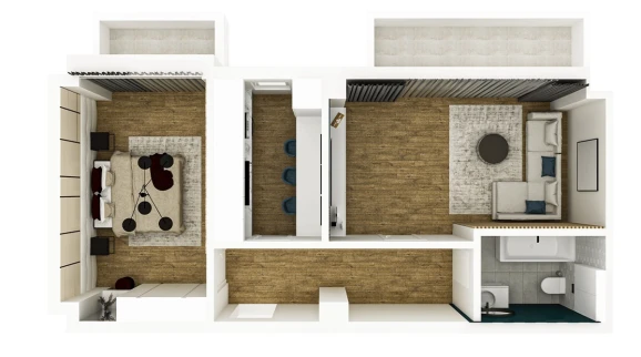 Oferta Apartament nou de vanzare 2 camere decomandat Pacurari imagine 14