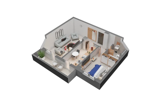 Oferta Apartament nou de vanzare 2 camere decomandat Canta imagine 1