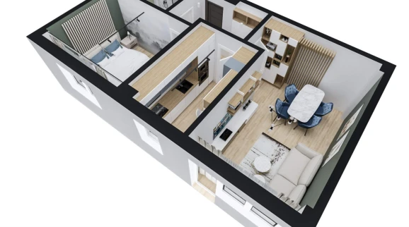 Oferta Apartament nou de vanzare 2 camere decomandat Galata imagine 9