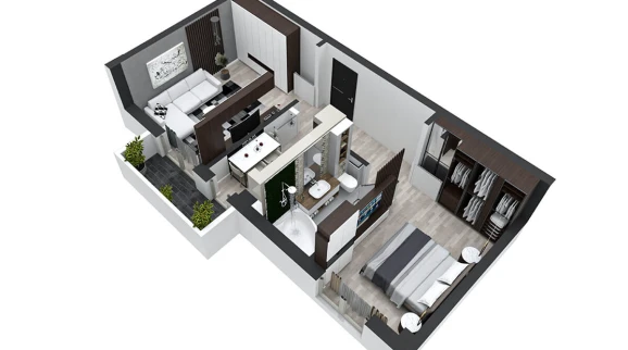 Oferta Apartament nou de vanzare 2 camere decomandat Pacurari imagine 1